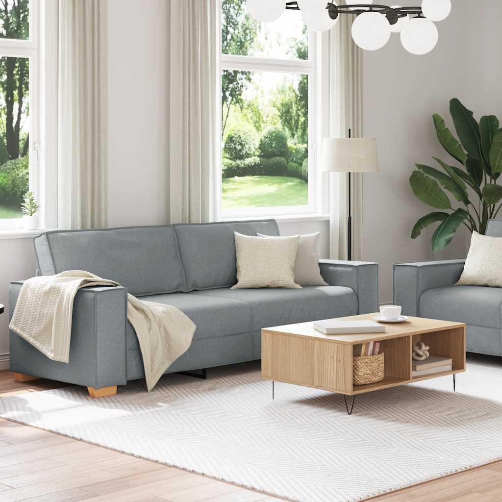 8721158678706_g_en_hd_1 vidaXL 2 Piece Sofa Set with Cushions Light Grey Fabric - Image 3