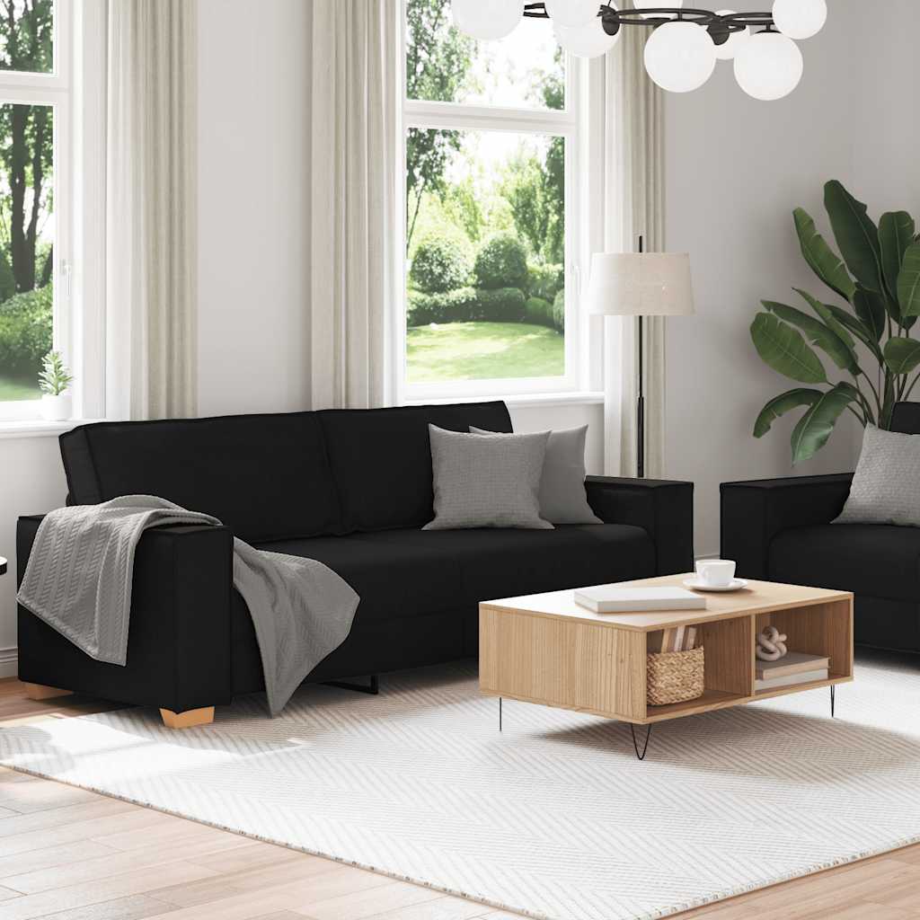 8721158678720_g_en_hd_1 vidaXL 2 Piece Sofa Set with Cushions Black Fabric - Image 3