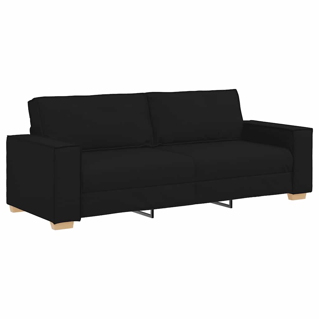 8721158678720_g_en_hd_3 vidaXL 2 Piece Sofa Set with Cushions Black Fabric - Image 5