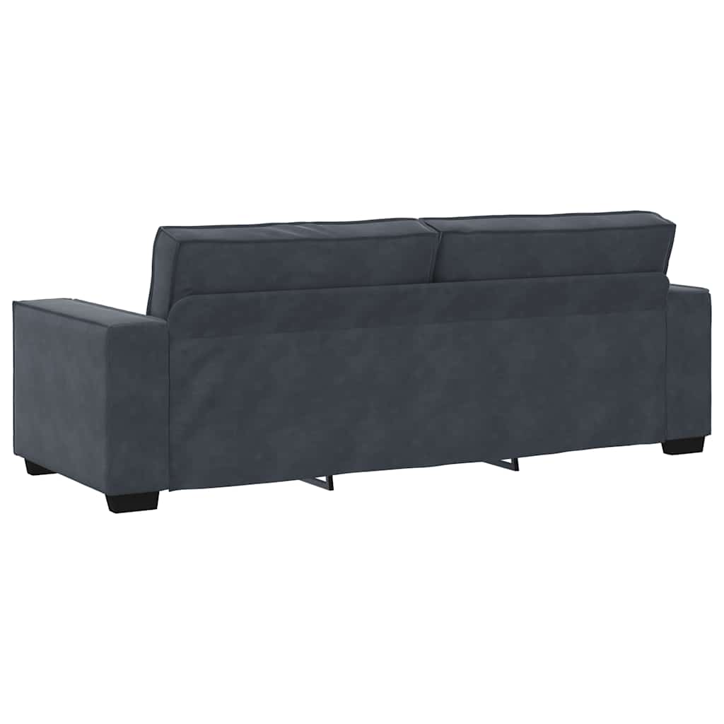 8721158678805_g_en_hd_5 vidaXL 2 Piece Sofa Set with Cushions Dark Grey Velvet - Image 7