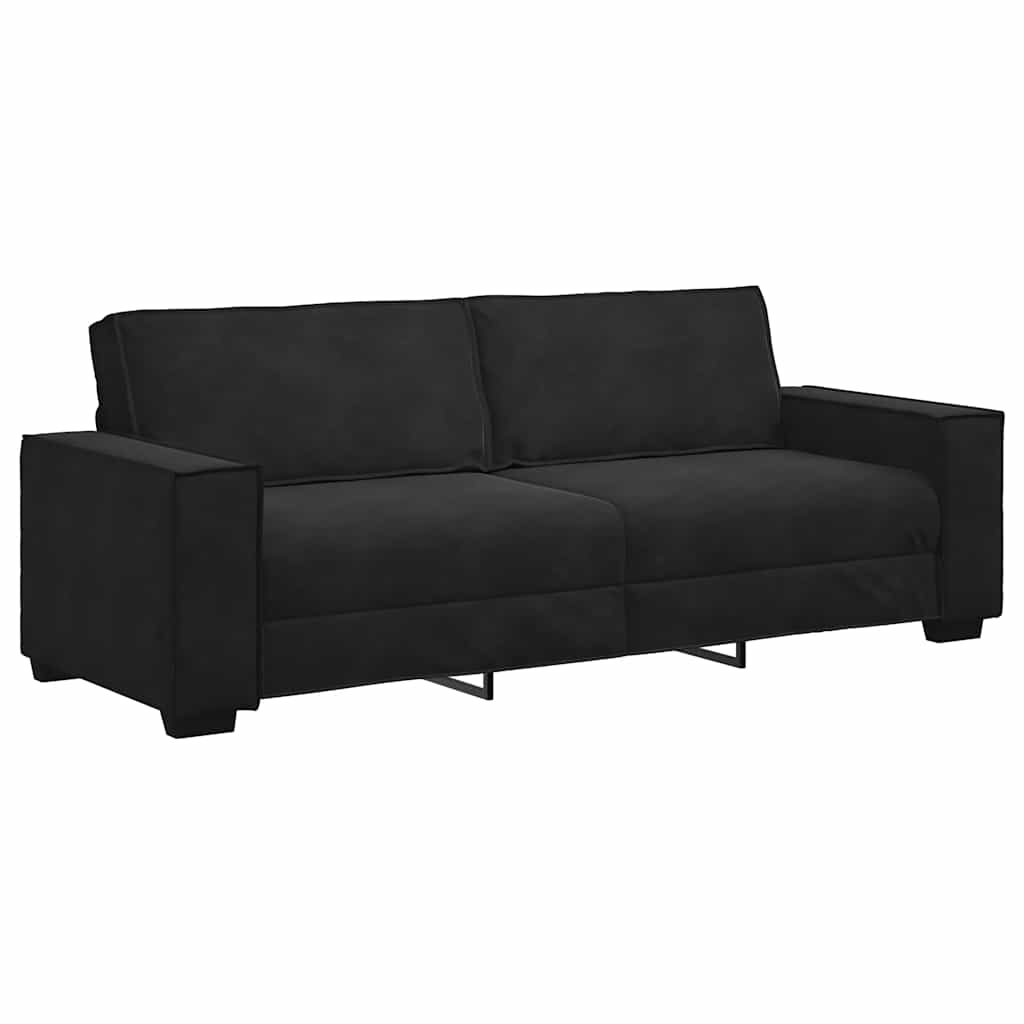 8721158678843_g_en_hd_3 vidaXL 2 Piece Sofa Set with Cushions Black Velvet - Image 5