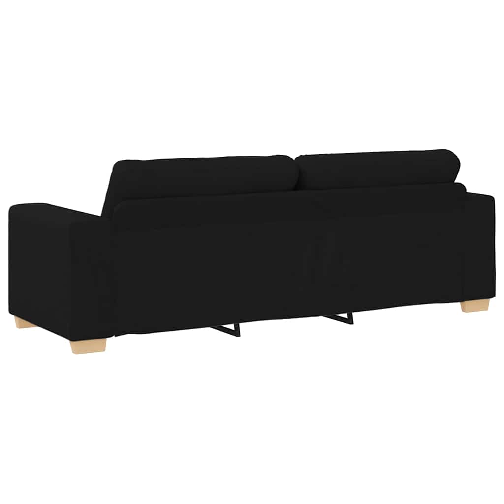 8721158678911_g_en_hd_5 vidaXL 2 Piece Sofa Set with Cushions Black Fabric - Image 7