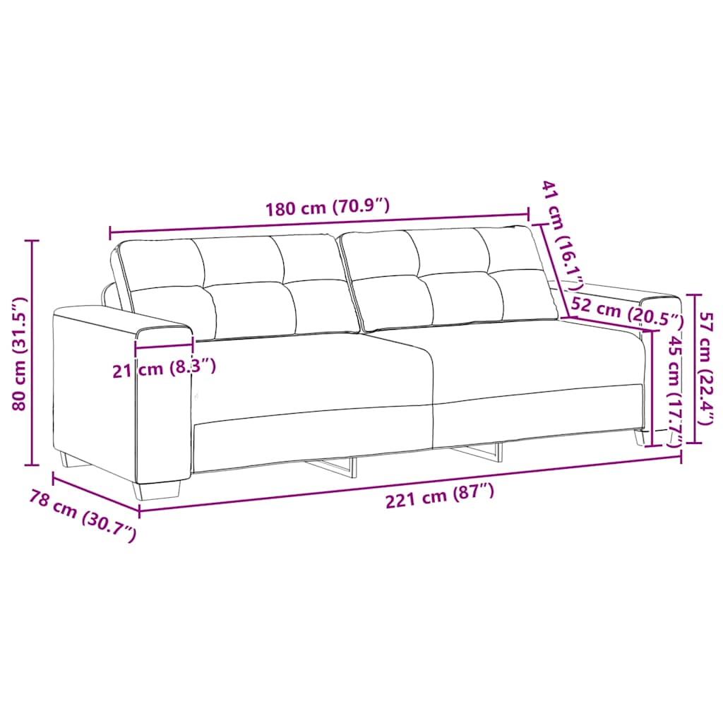 8721158678911_g_en_hd_9 vidaXL 2 Piece Sofa Set with Cushions Black Fabric - Image 11