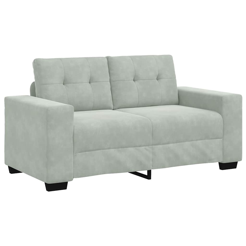 8721158679000_g_en_hd_2 vidaXL 2 Piece Sofa Set with Cushions Light Grey Velvet - Image 4