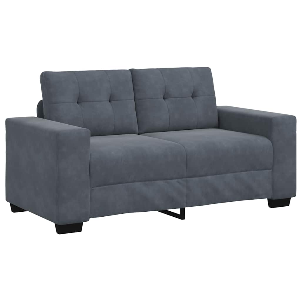 8721158679017_g_en_hd_2 vidaXL 2 Piece Sofa Set with Cushions Dark Grey Velvet - Image 4