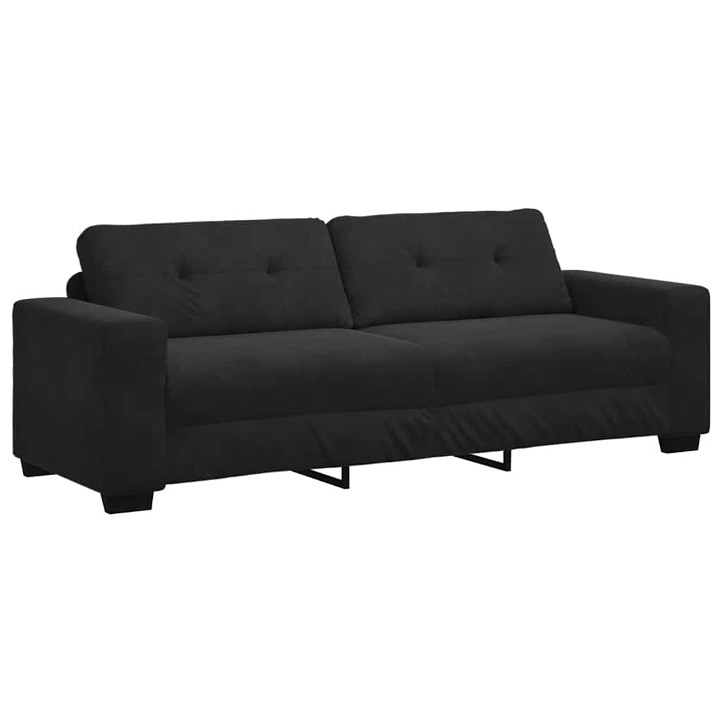 8721158679055_g_en_hd_3 vidaXL 2 Piece Sofa Set with Cushions Black Velvet - Image 5