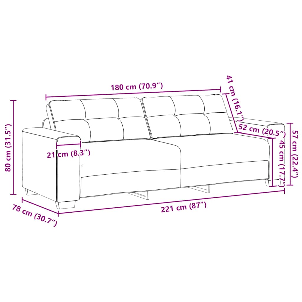 8721158679055_g_en_hd_9 vidaXL 2 Piece Sofa Set with Cushions Black Velvet - Image 11