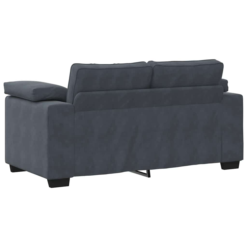 8721158679291_g_en_hd_4 vidaXL 2 Piece Sofa Set with Cushions Dark Grey Velvet - Image 6