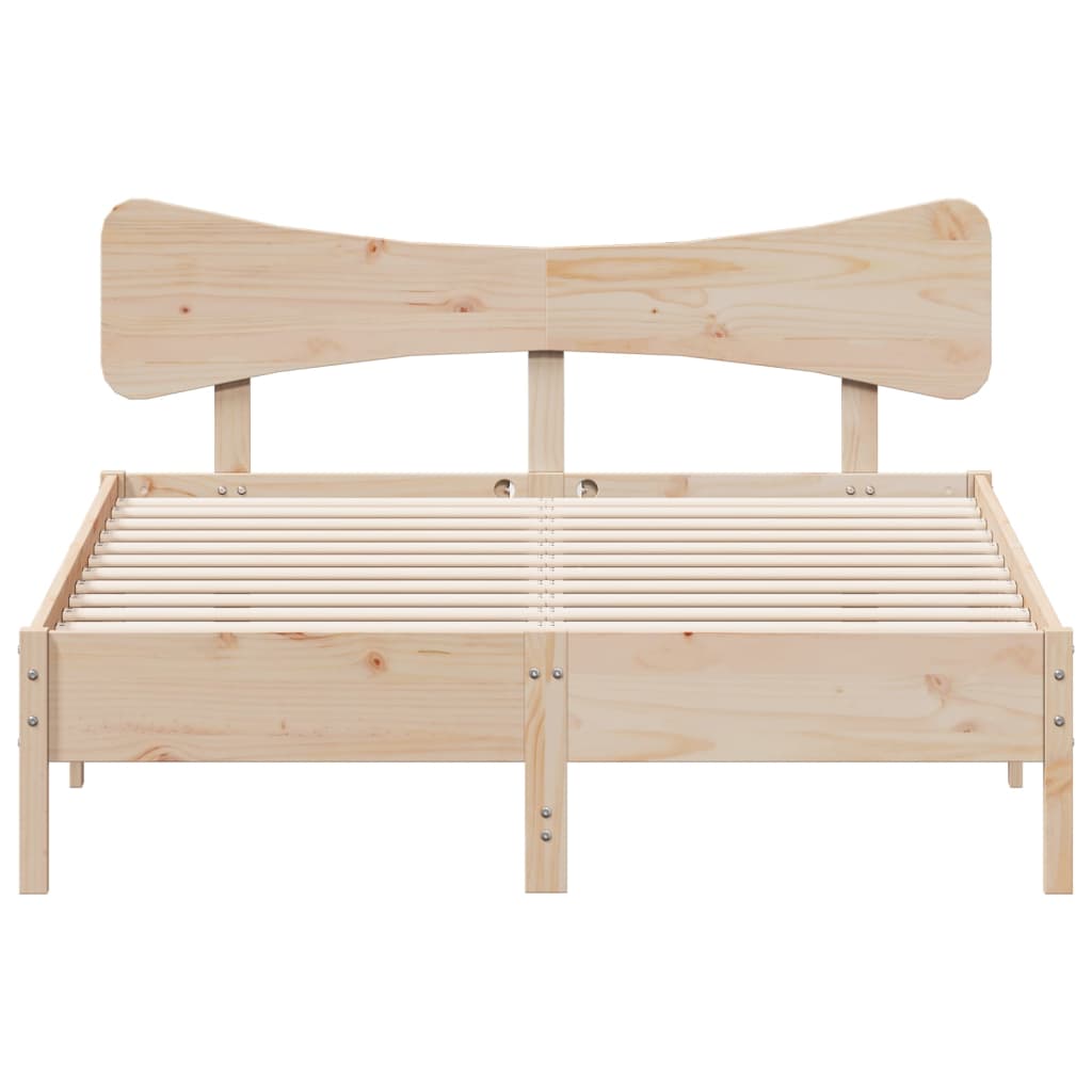 8721158688392_g_en_hd_2 vidaXL Bed Frame without Mattress 150x200 cm Solid Wood Pine - Image 4