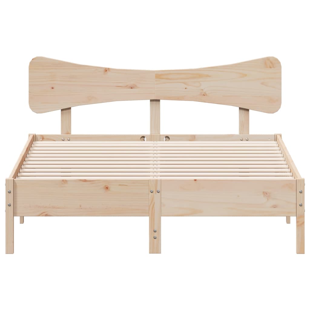 8721158688576_g_en_hd_2 vidaXL Bed Frame without Mattress 135x190 cm Solid Wood Pine - Image 4