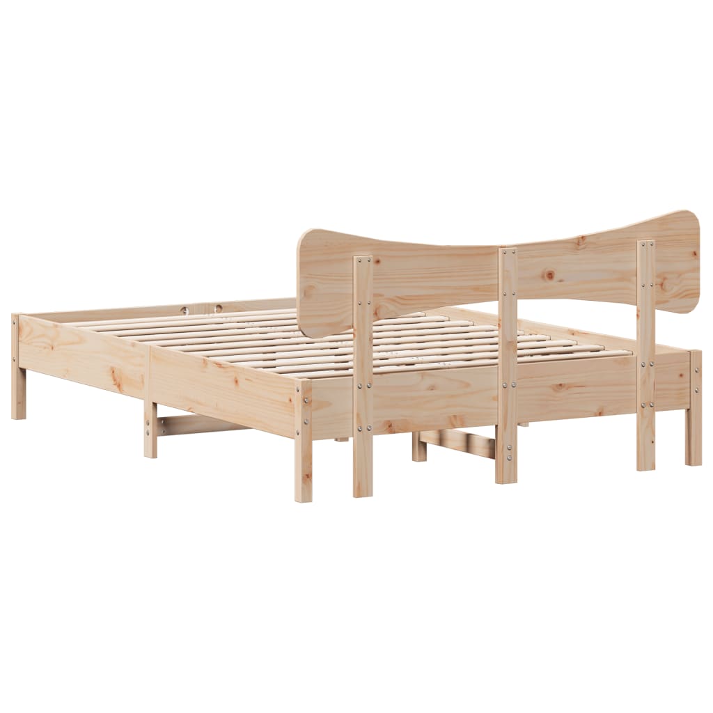 8721158688576_g_en_hd_6 vidaXL Bed Frame without Mattress 135x190 cm Solid Wood Pine - Image 8