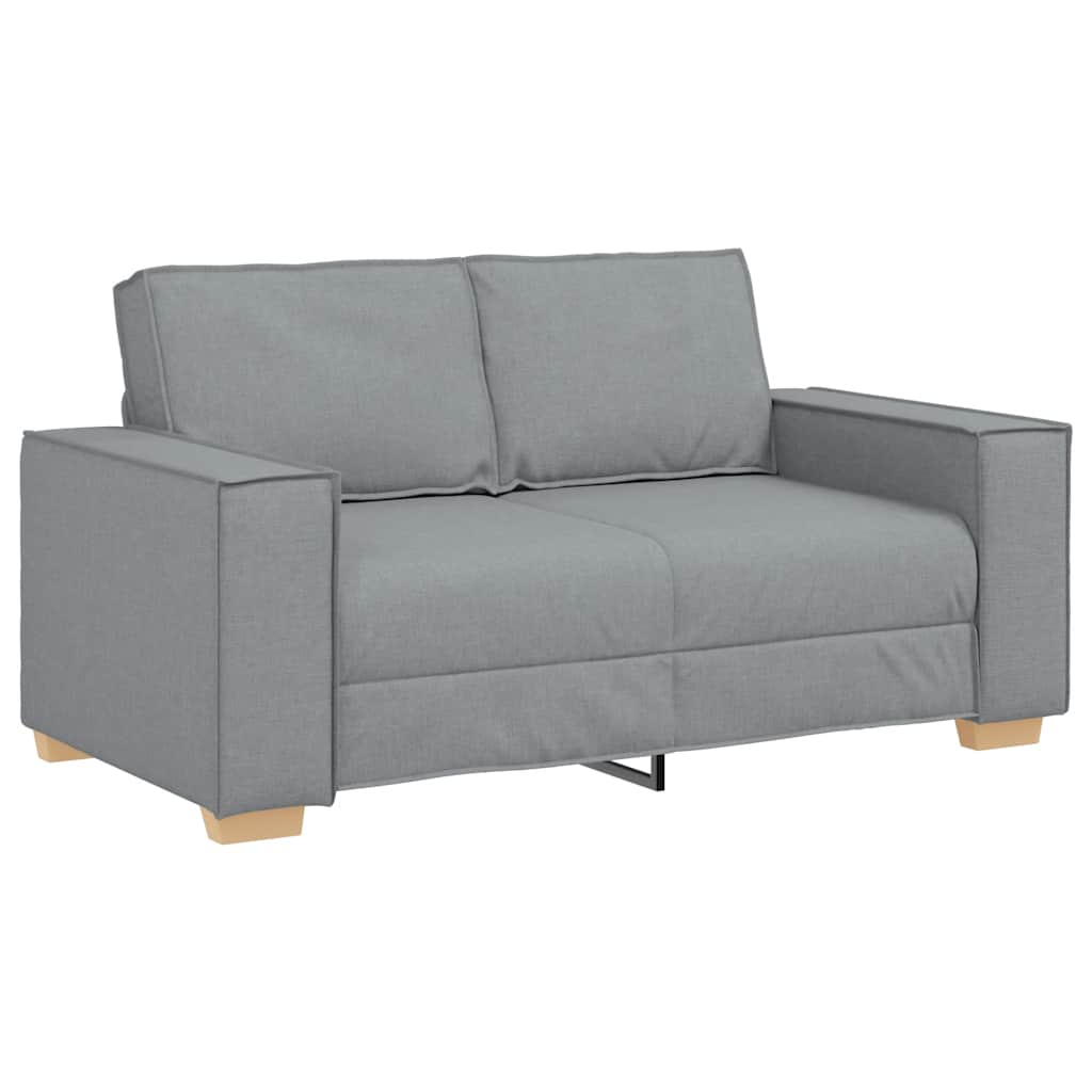 8721158688798_a_en_hd_1 vidaXL 2-Seater Sofa Light Grey 120 cm Fabric - Image 2