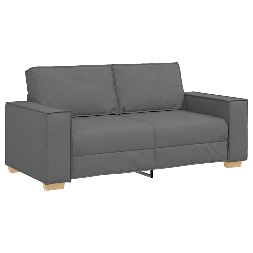 8721158688903_a_en_hd_1 vidaXL 2-Seater Sofa Dark Grey 140 cm Fabric - Image 2