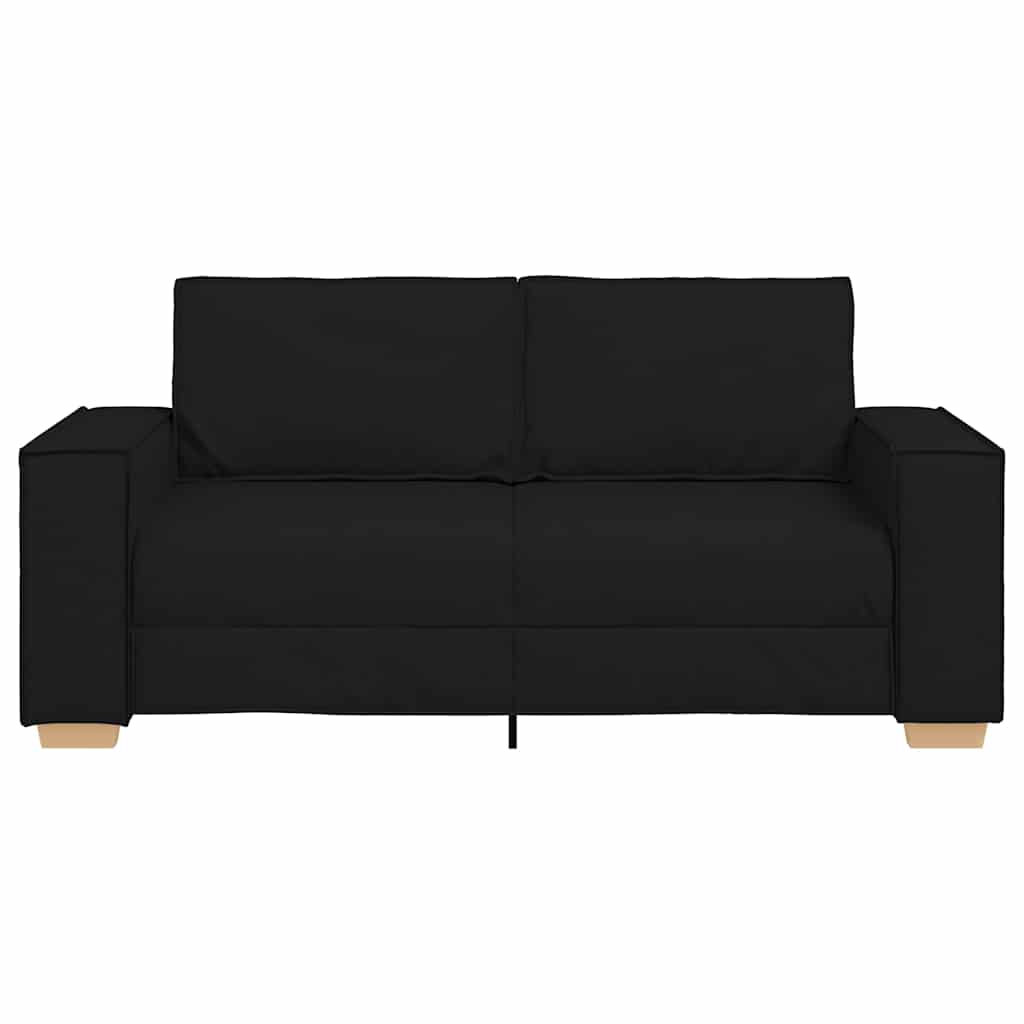 8721158688910_g_en_hd_2 vidaXL 2-Seater Sofa Black 140 cm Fabric - Image 4
