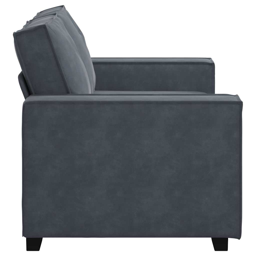 8721158689207_g_en_hd_3 vidaXL 2-Seater Sofa Dark Grey 120 cm Velvet - Image 5