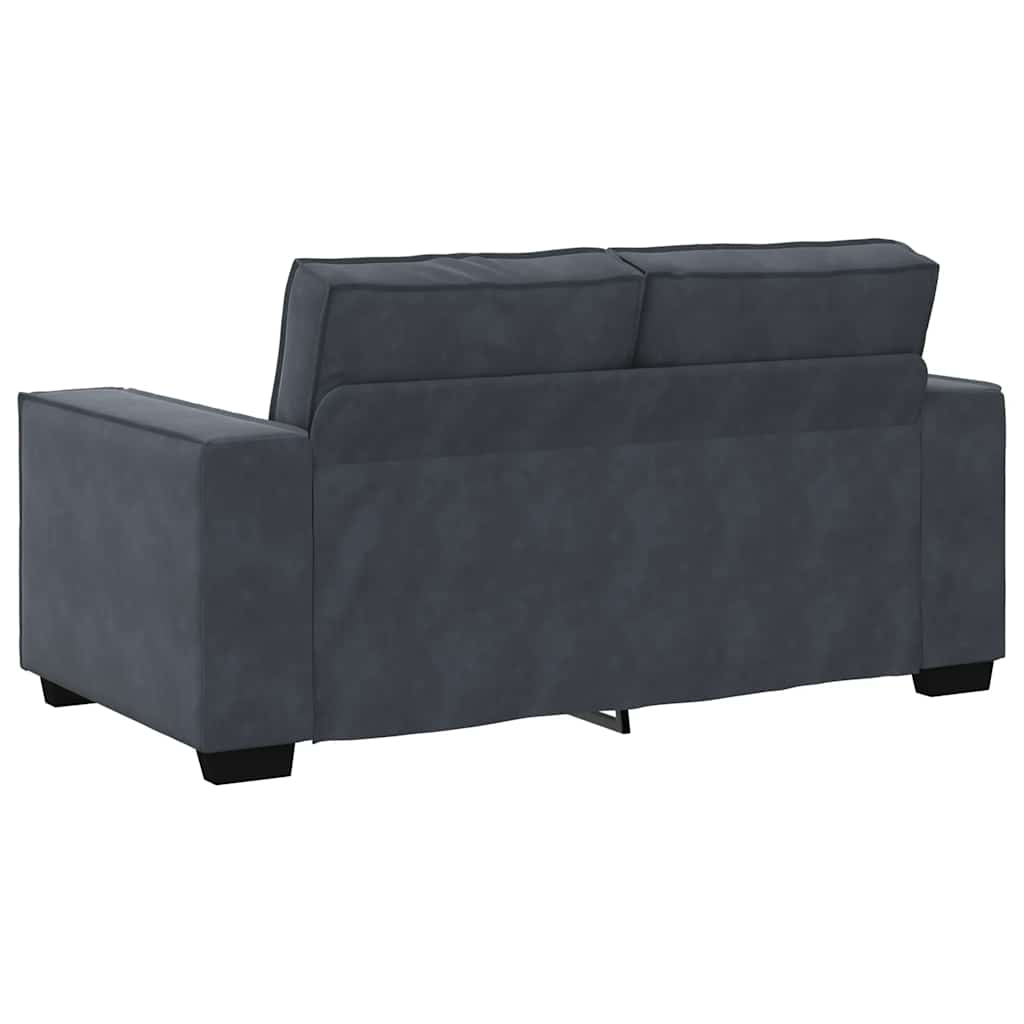 8721158689207_g_en_hd_4 vidaXL 2-Seater Sofa Dark Grey 120 cm Velvet - Image 6