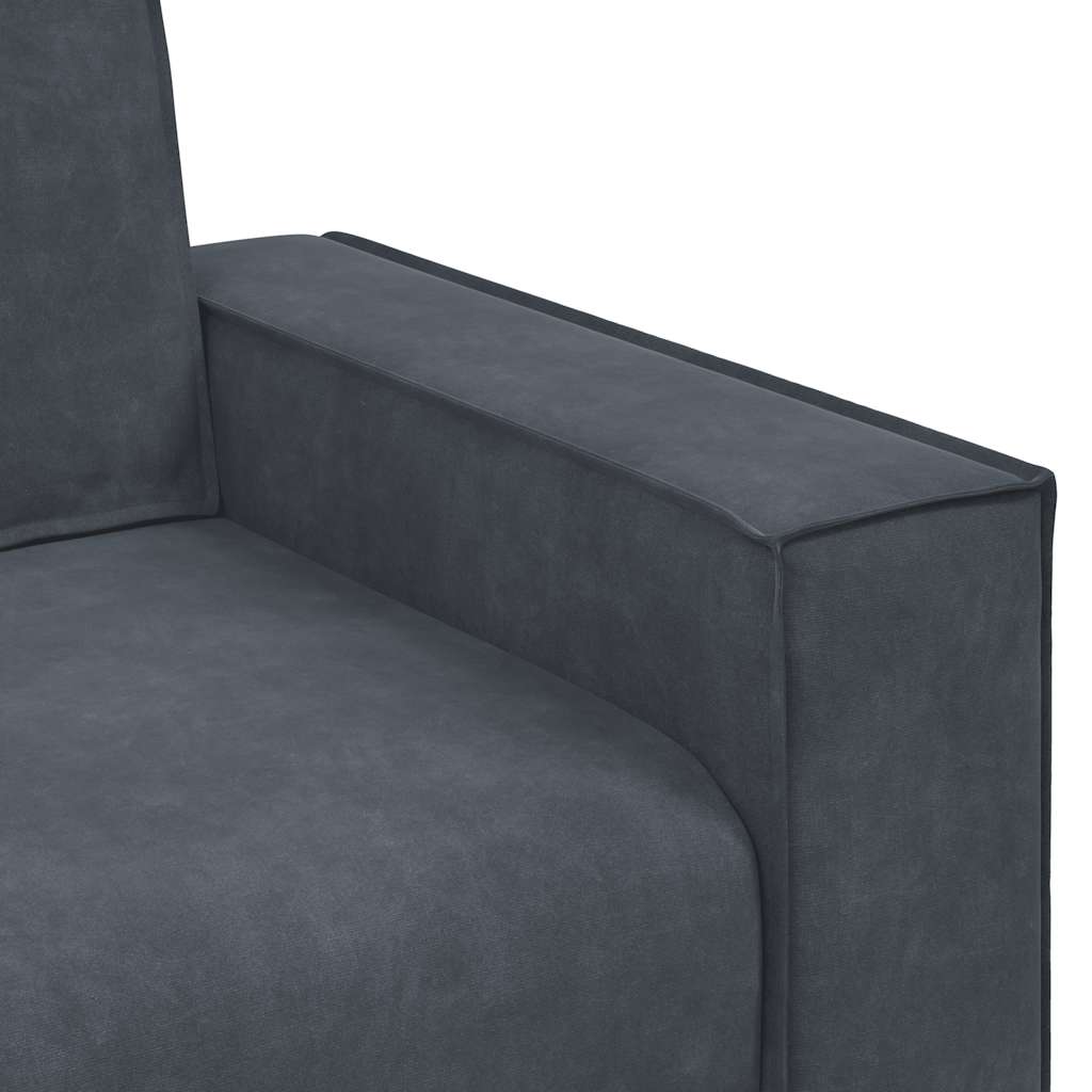 8721158689207_g_en_hd_5 vidaXL 2-Seater Sofa Dark Grey 120 cm Velvet - Image 7