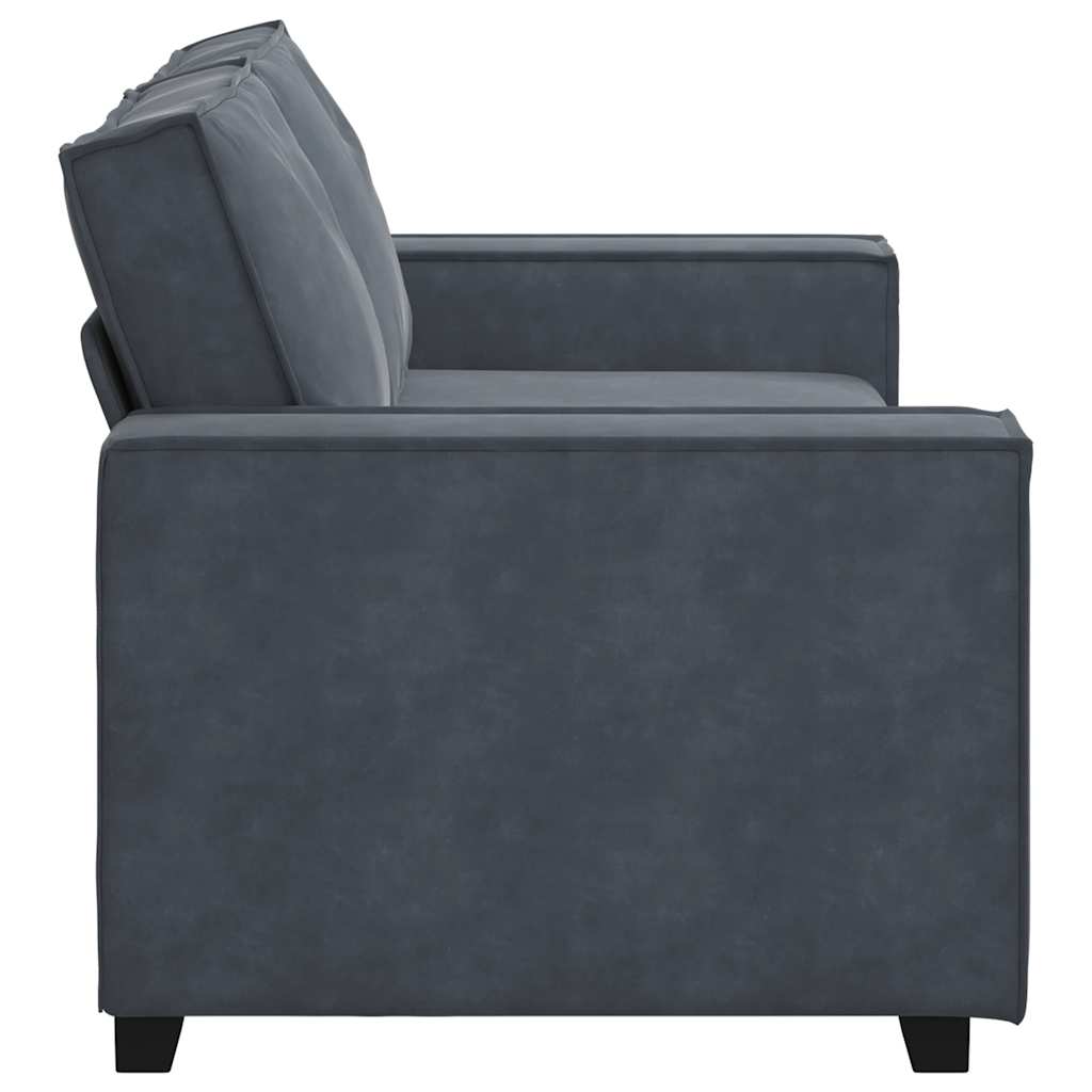 8721158689306_g_en_hd_3 vidaXL 2-Seater Sofa Dark Grey 140 cm Velvet - Image 5