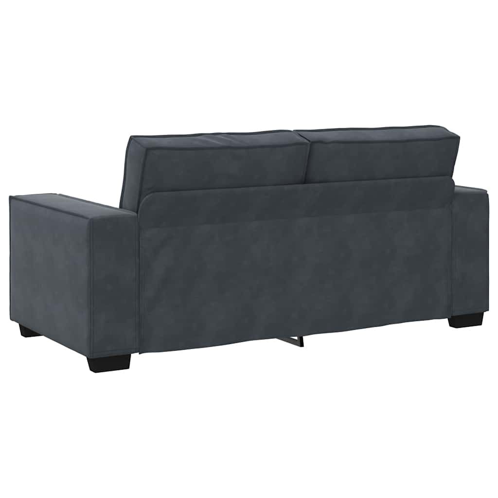 8721158689306_g_en_hd_4 vidaXL 2-Seater Sofa Dark Grey 140 cm Velvet - Image 6