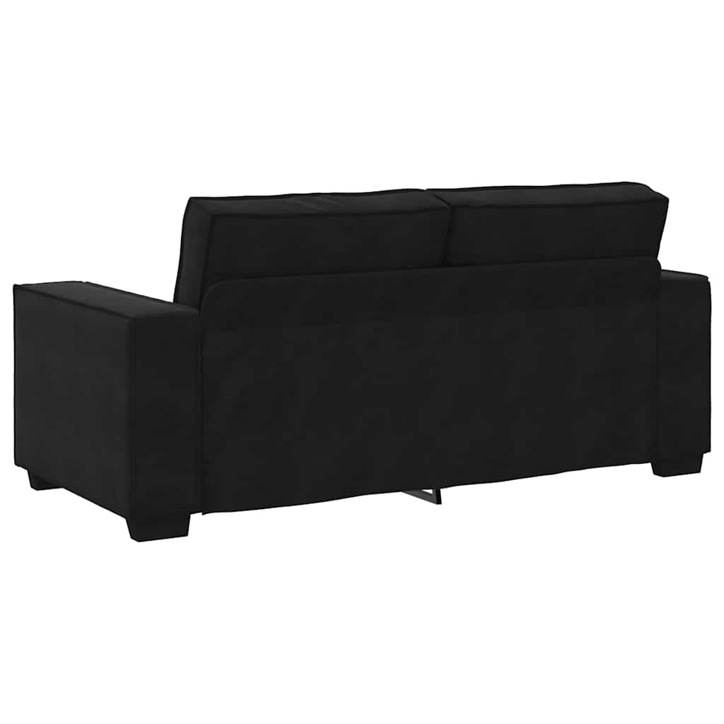 8721158689344_g_en_hd_4 vidaXL 2-Seater Sofa Black 140 cm Velvet - Image 6
