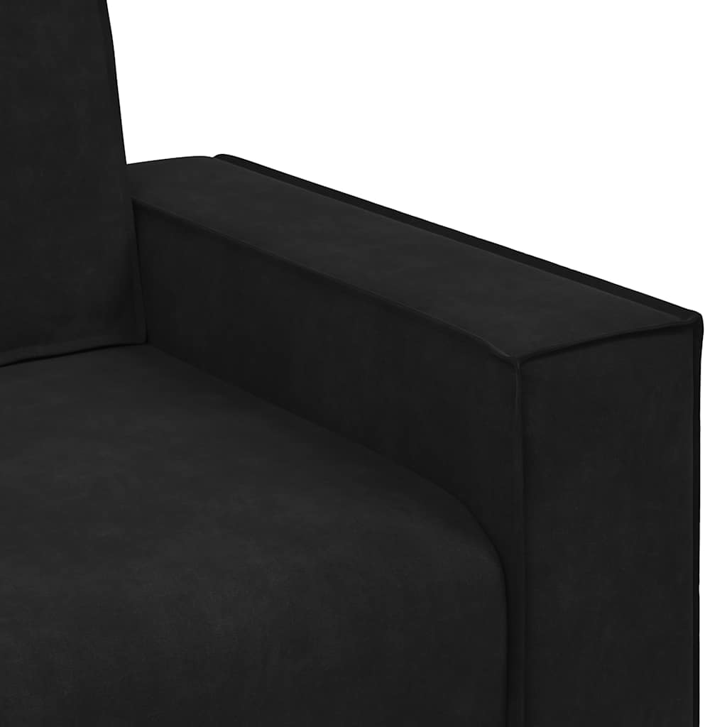 8721158689344_g_en_hd_5 vidaXL 2-Seater Sofa Black 140 cm Velvet - Image 7