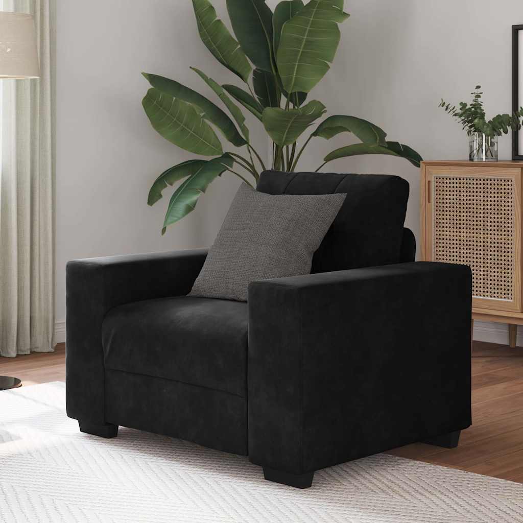 8721158690128_m_en_hd_1 vidaXL Sofa Chair Black 60 cm Velvet - Image 1