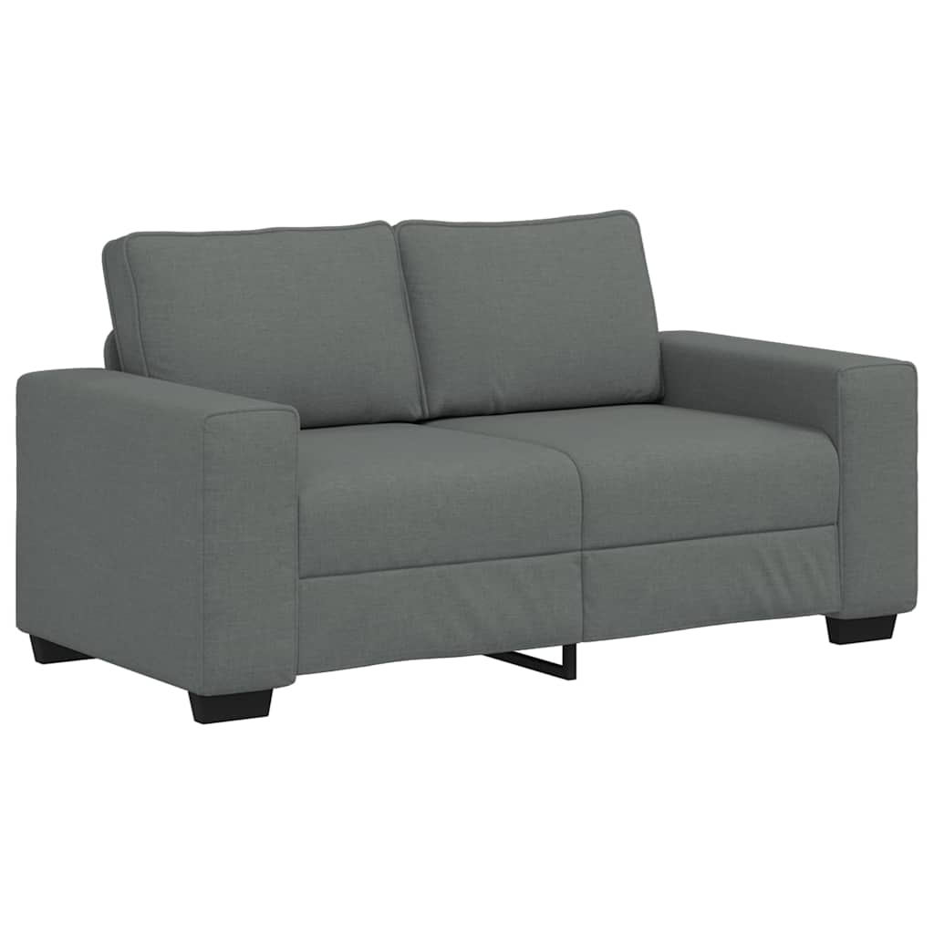 8721158690661_a_en_hd_1 vidaXL 2-Seater Sofa Dark Grey 120 cm Fabric - Image 2