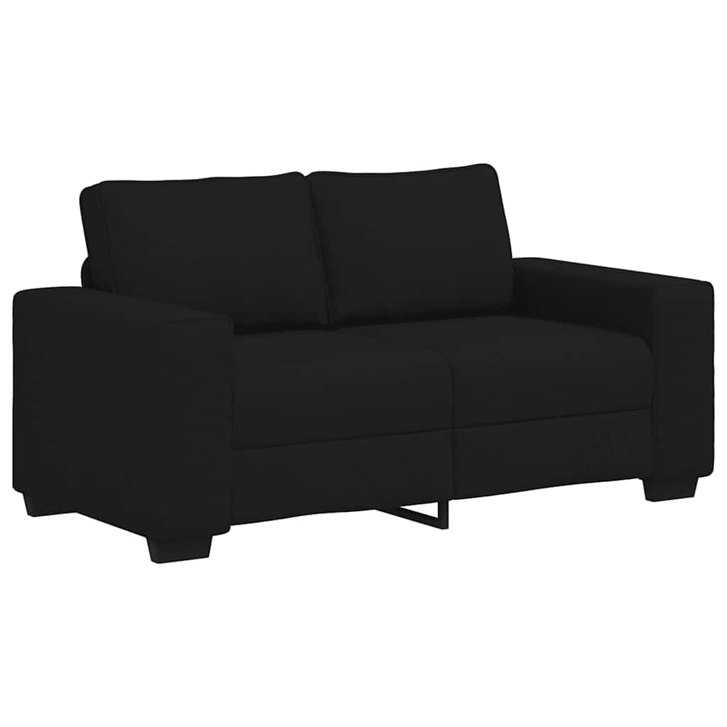 8721158690678_a_en_hd_1 vidaXL 2-Seater Sofa Black 120 cm Fabric - Image 2