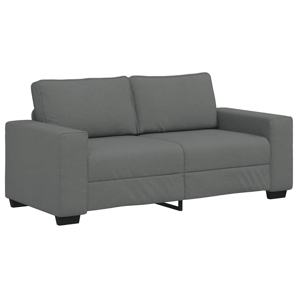 8721158690760_a_en_hd_1 vidaXL 2-Seater Sofa Dark Grey 140 cm Fabric - Image 2