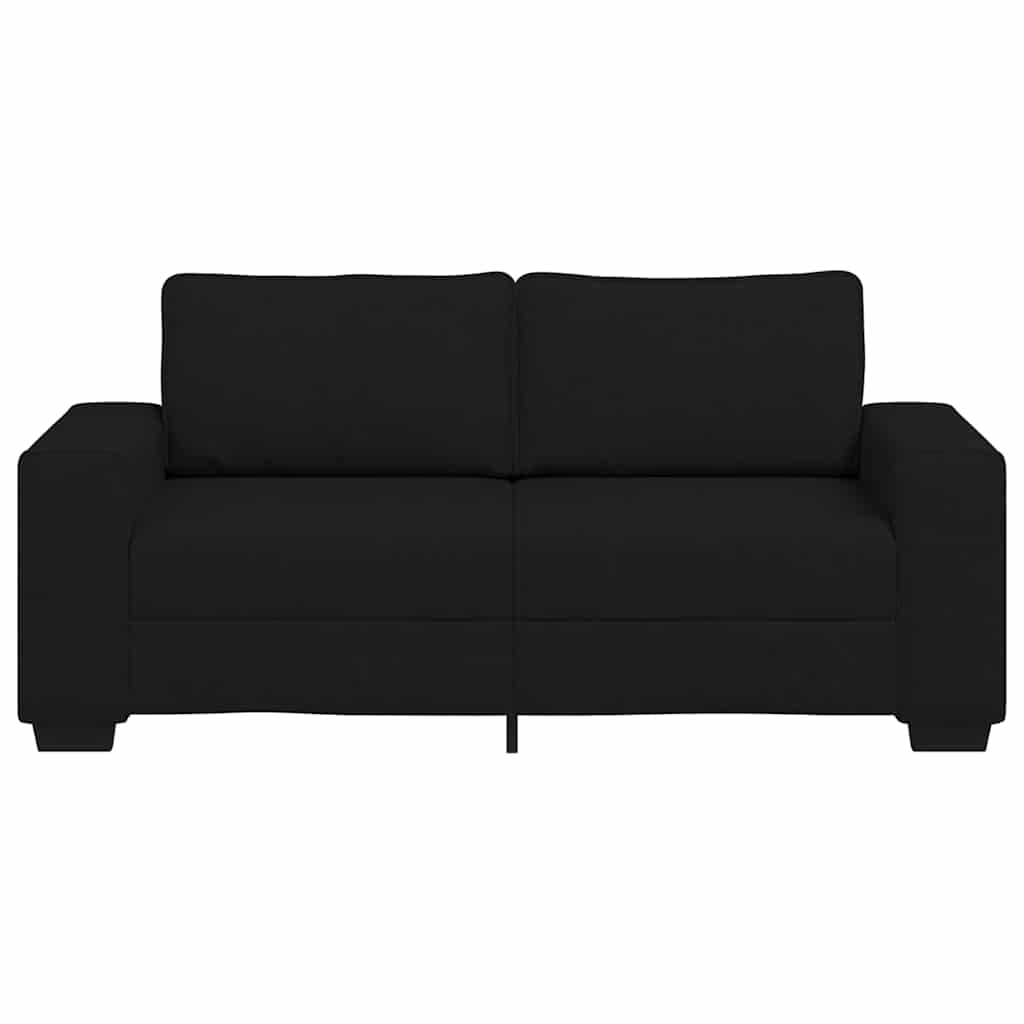 8721158690777_g_en_hd_2 vidaXL 2-Seater Sofa Black 140 cm Fabric - Image 4