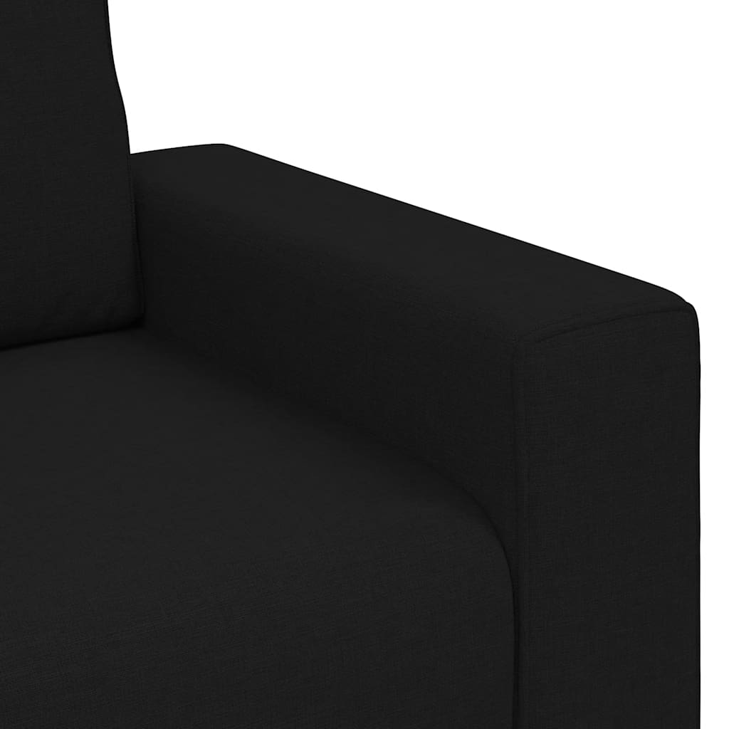 8721158690777_g_en_hd_5 vidaXL 2-Seater Sofa Black 140 cm Fabric - Image 7