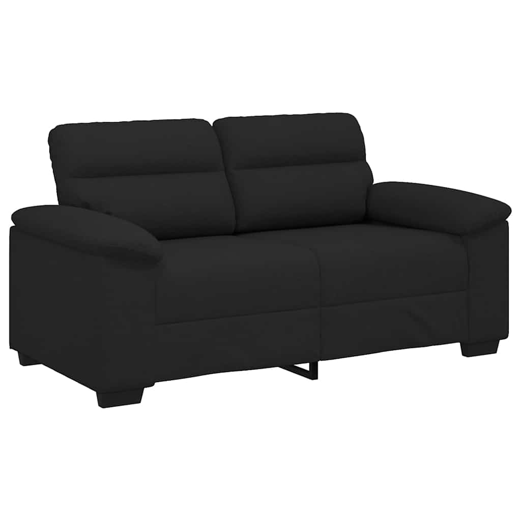 8721158692085_a_en_hd_1 vidaXL 2-Seater Sofa Black 120 cm Fabric - Image 2
