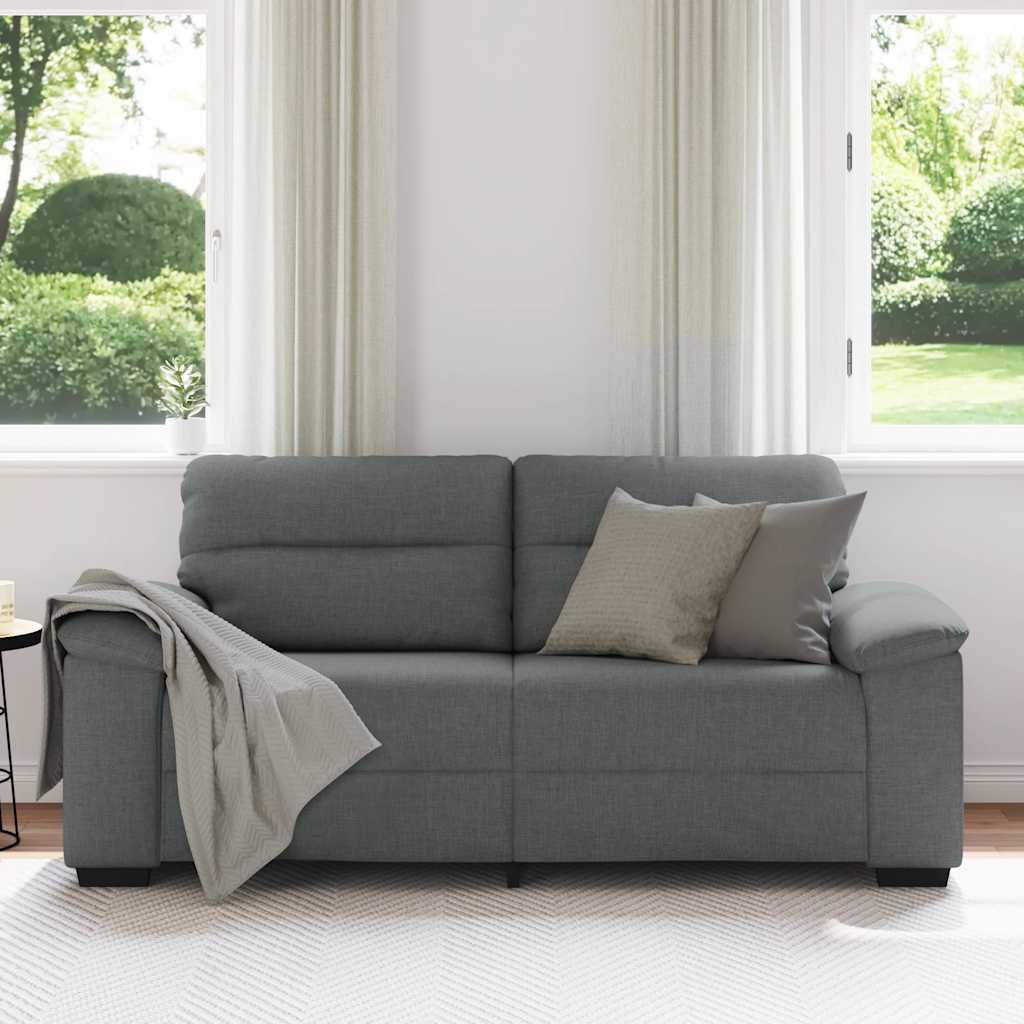 8721158692177_g_en_hd_1 vidaXL 2-Seater Sofa Dark Grey 140 cm Fabric - Image 3