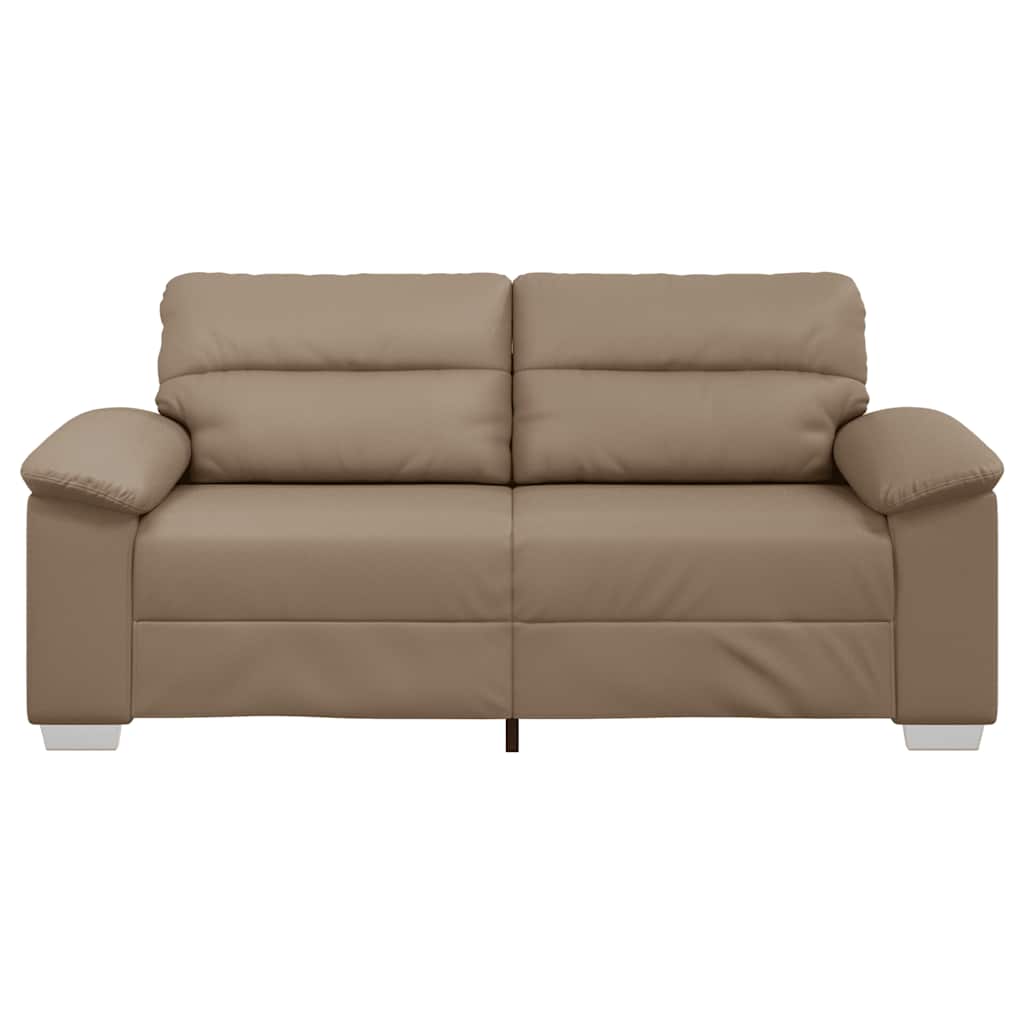 8721158692511_g_en_hd_2 vidaXL 2-Seater Sofa Cappuccino 140 cm Faux Leather - Image 4