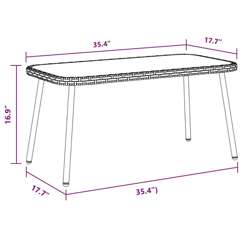 8721158710970_wbg-siz_en_hd_1 vidaXL Coffee Table Brown and Black 90 x 45 x 43 cm - Image 8