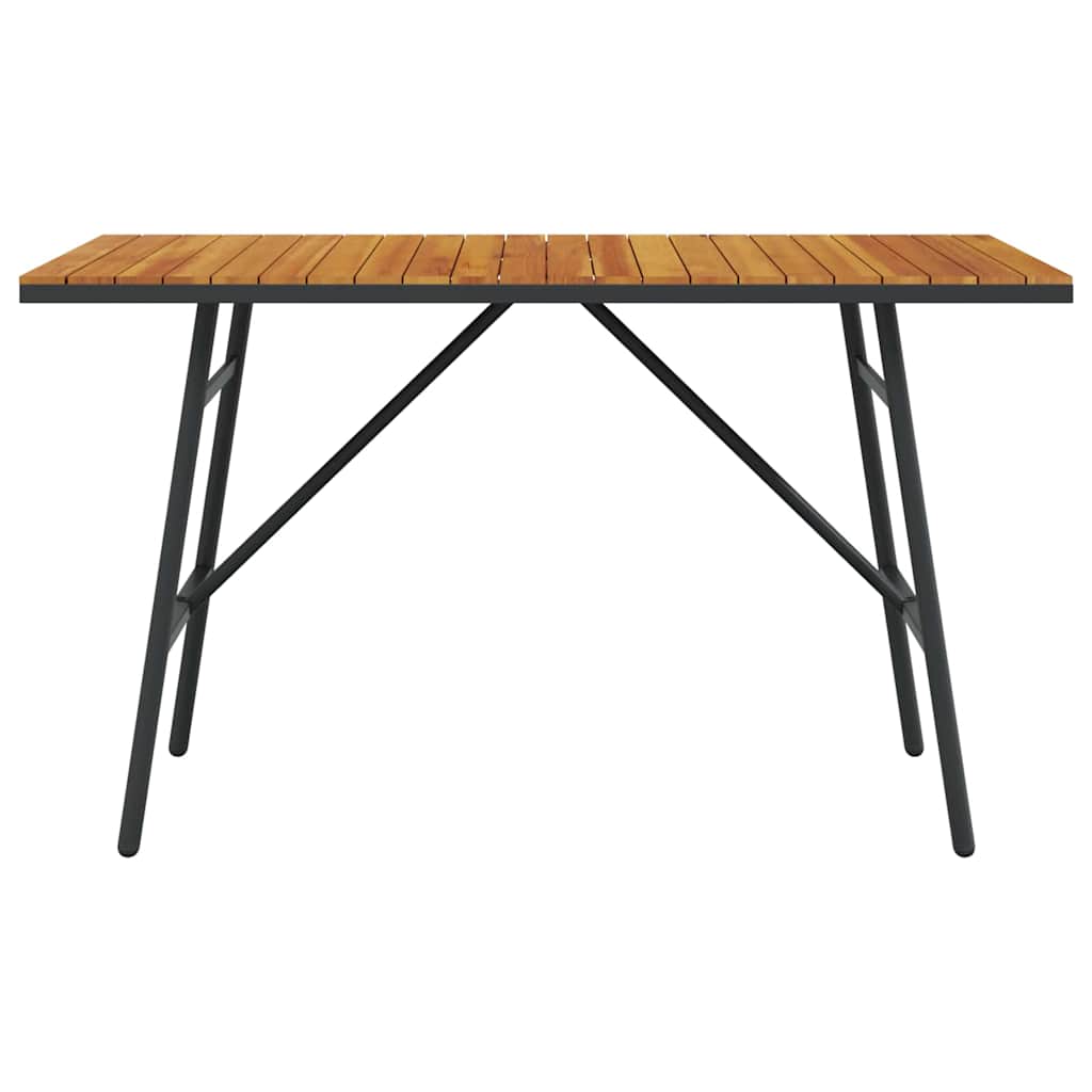 8721158710987_wbg-fr_en_hd_3 vidaXL Dining Table Brown 110 x 55 x 62 cm Solid Acacia wood - Image 6