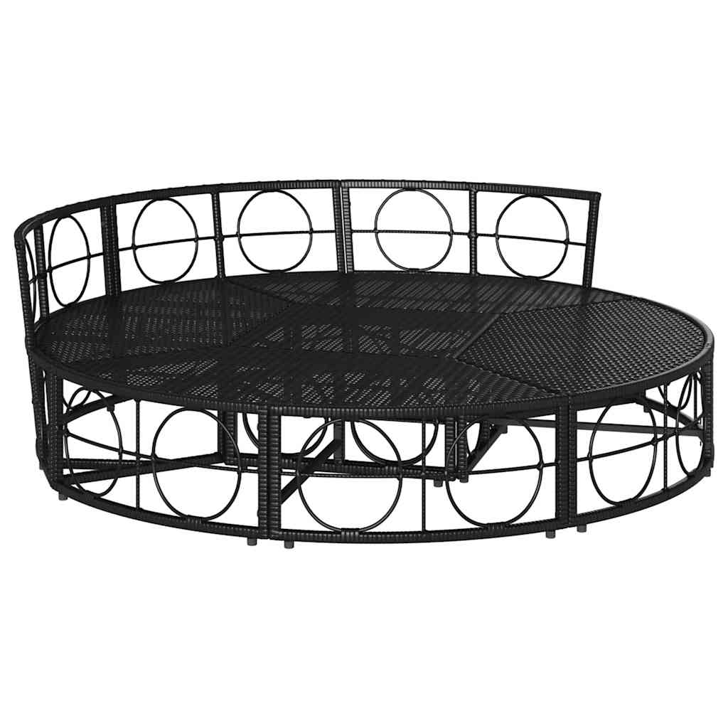 8721158713797_g_en_hd_3 vidaXL Outdoor Lounge Bed without Canopy Black Poly Rattan - Image 5