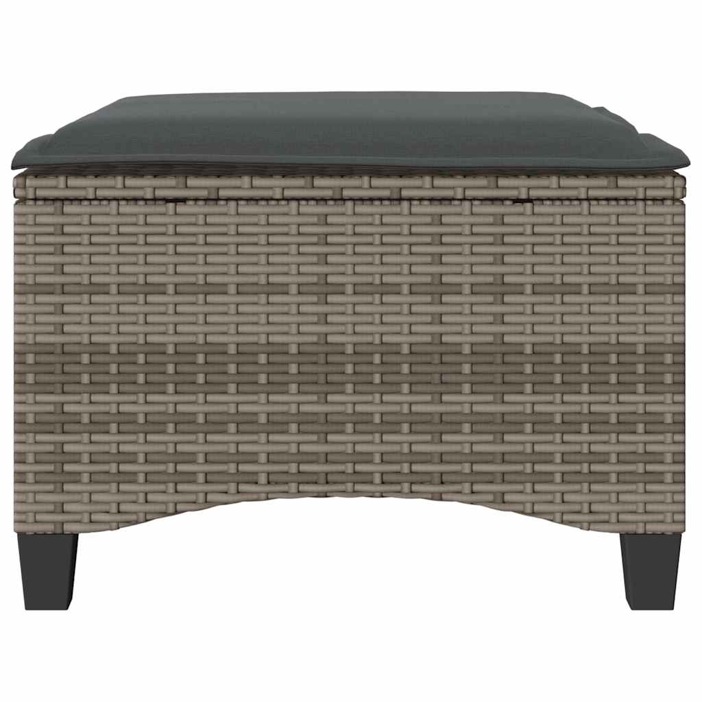8721158713919_g_en_hd_2 vidaXL Garden Stools with Cushions 2 pcs Grey 55x55x36 cm Poly Rattan - Image 4