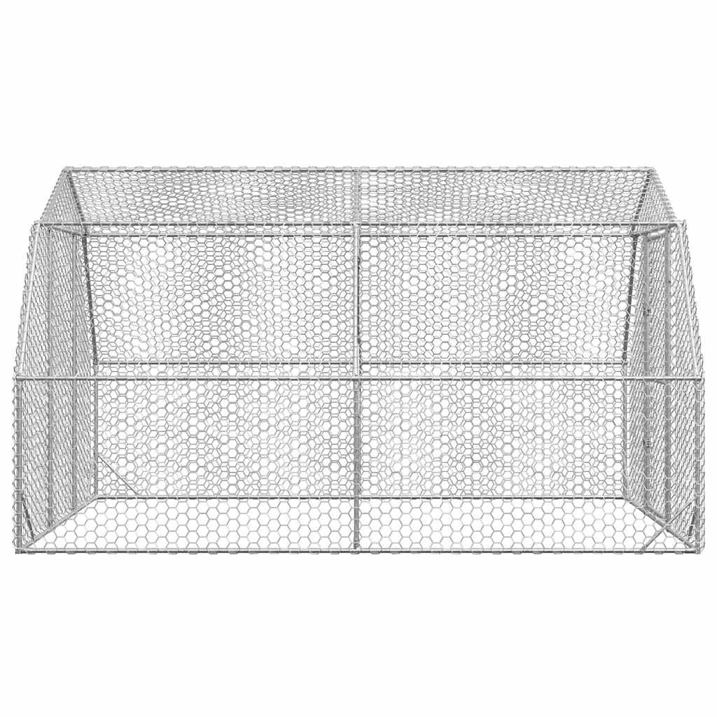 8721158714350_g_en_hd_3 vidaXL Chicken Run 2.5x4x2.25 m Galvanised Steel - Image 4