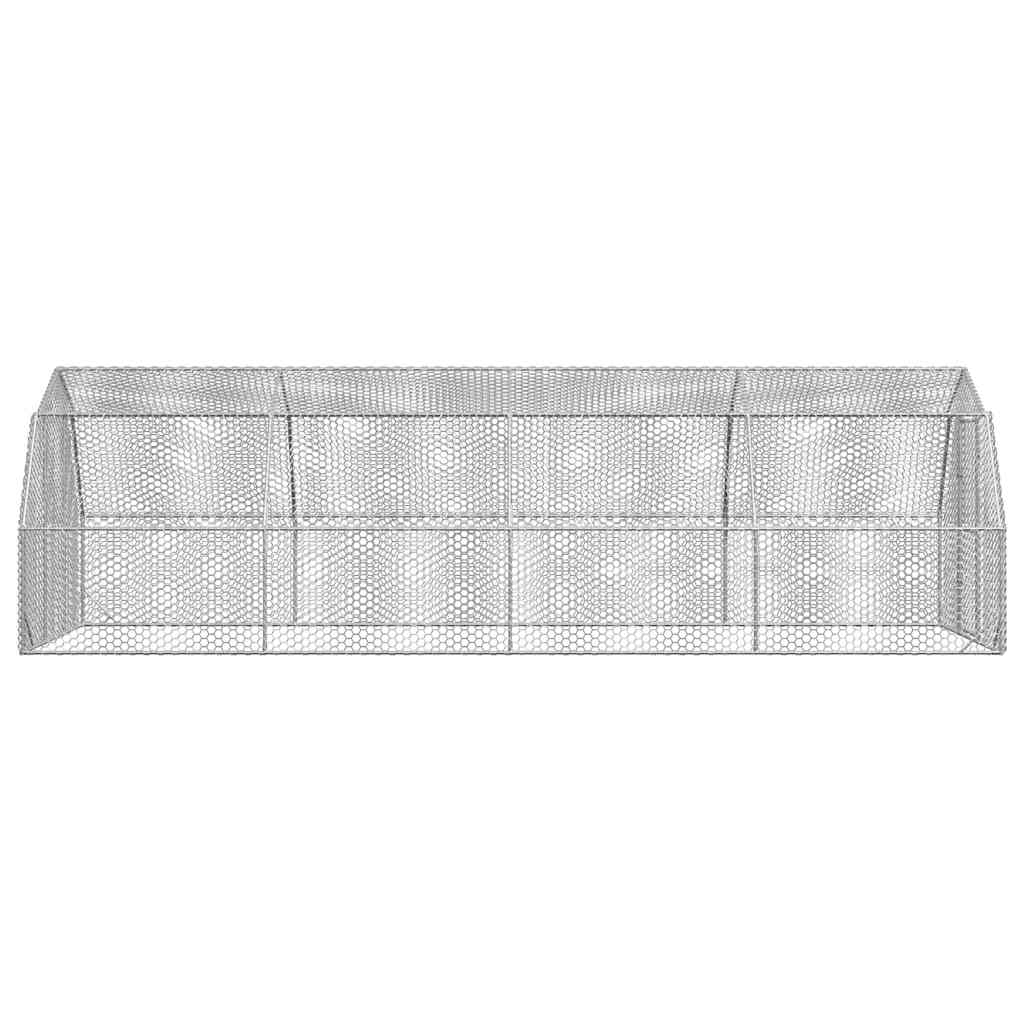 8721158714374_g_en_hd_3 vidaXL Chicken Run 2.5x8x2.25 m Galvanised Steel - Image 4