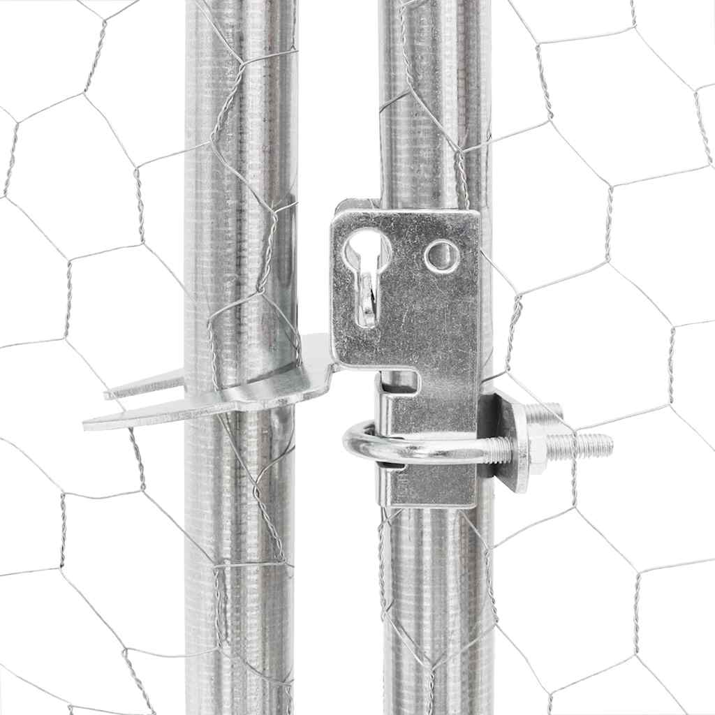 8721158714404_g_en_hd_6 vidaXL Chicken Run with Roof 2.5x4x2.25 m Galvanised Steel - Image 7