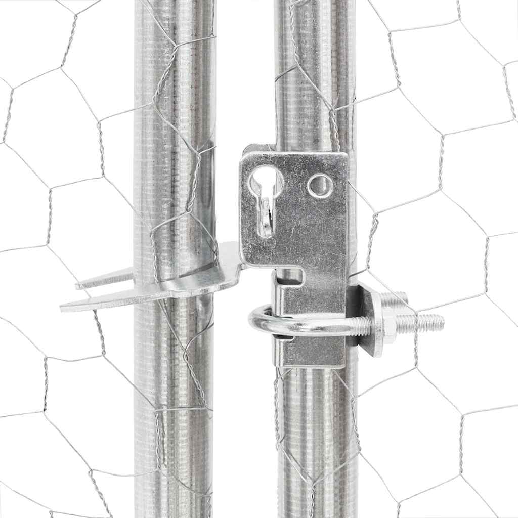 8721158714428_g_en_hd_6 vidaXL Chicken Run with Roof 2.5x8x2.25 m Galvanised Steel - Image 7