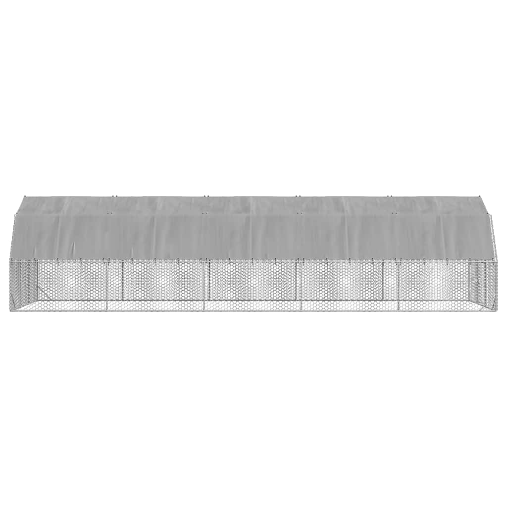 8721158714435_g_en_hd_3 vidaXL Chicken Run with Roof 2.5x10x2.25 m Galvanised Steel - Image 4