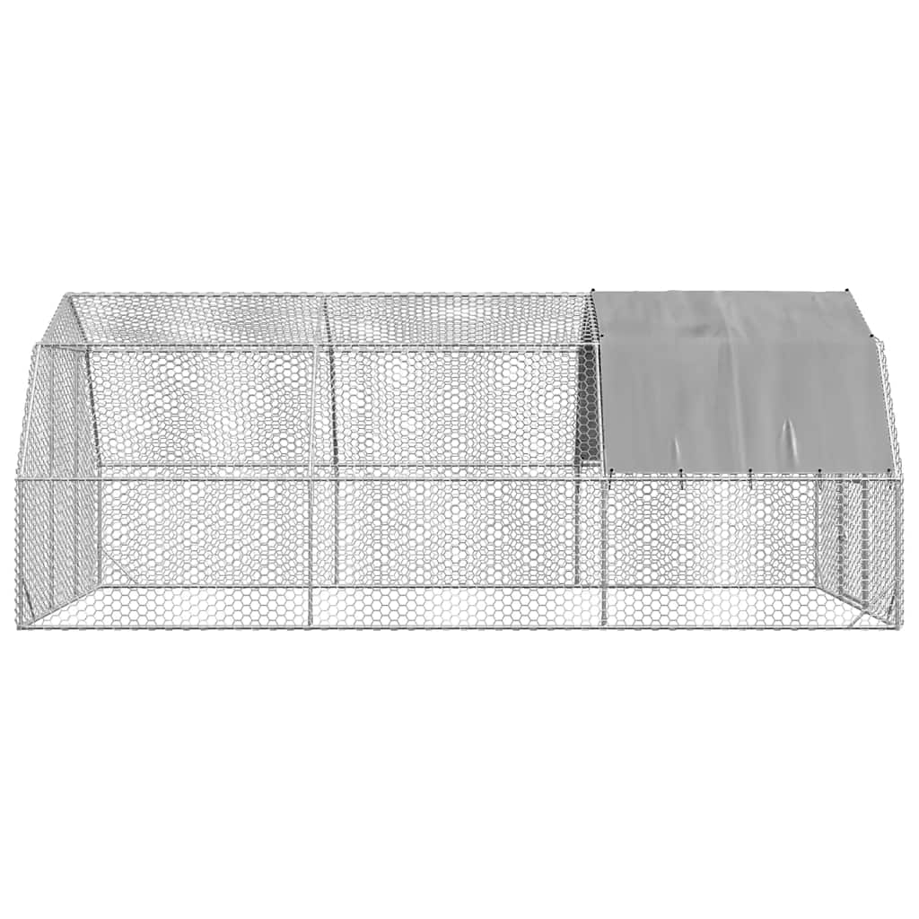 8721158714466_g_en_hd_3 vidaXL Chicken Run with Roof 2.5x6x2.25 m Galvanised Steel - Image 4
