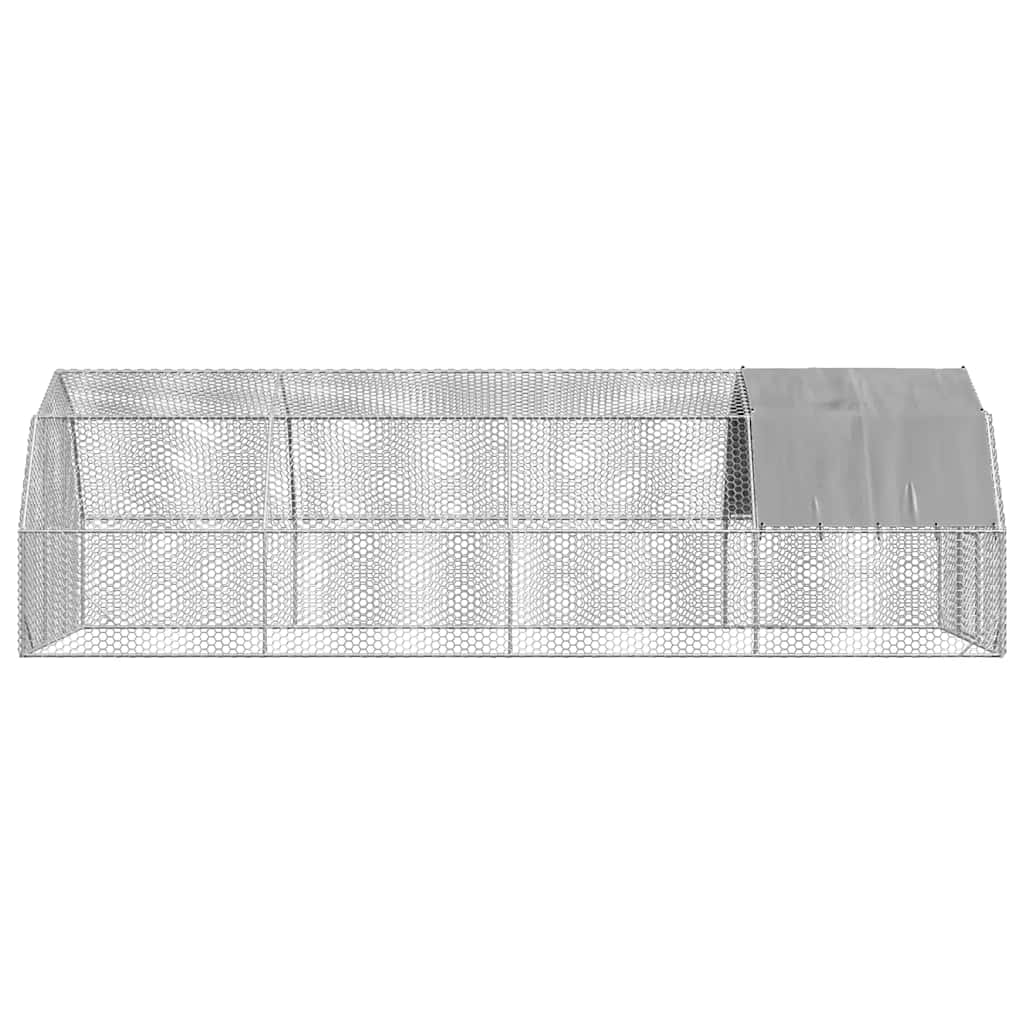 8721158714473_g_en_hd_3 vidaXL Chicken Run with Roof 2.5x8x2.25 m Galvanised Steel - Image 4