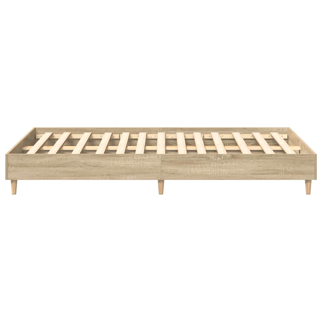 8721158718884_g_en_hd_4 vidaXL Bed Frame No Mattress Sonoma Oak 135x190 cm Engineered Wood - Image 6