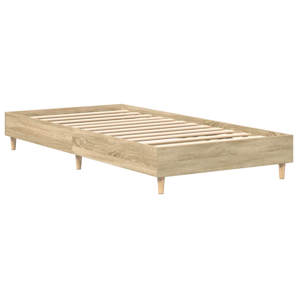 8721158719041_g_en_hd_2 vidaXL Bed Frame No Mattress Sonoma Oak 90x190 cm Engineered Wood - Image 4
