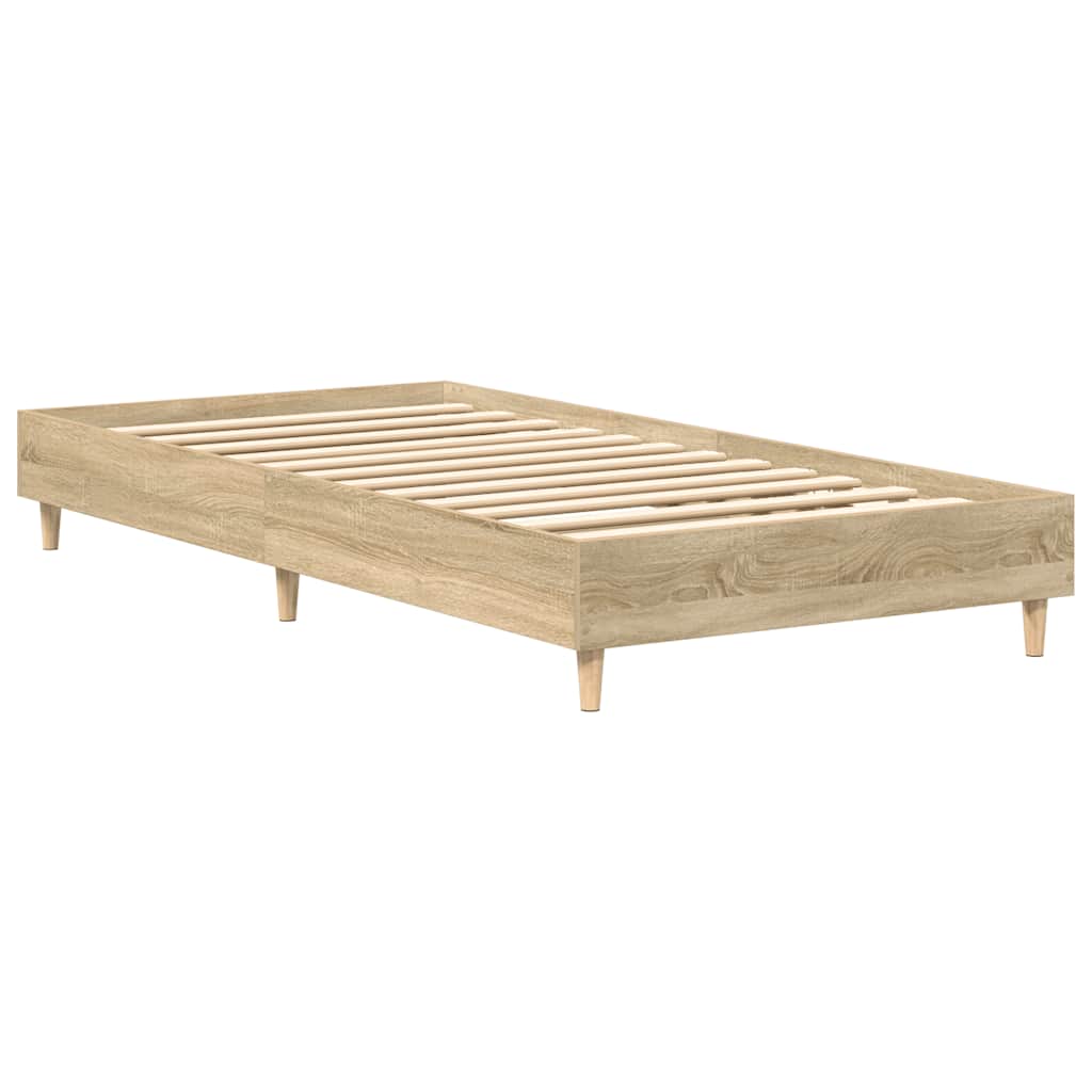 8721158719041_g_en_hd_5 vidaXL Bed Frame No Mattress Sonoma Oak 90x190 cm Engineered Wood - Image 7