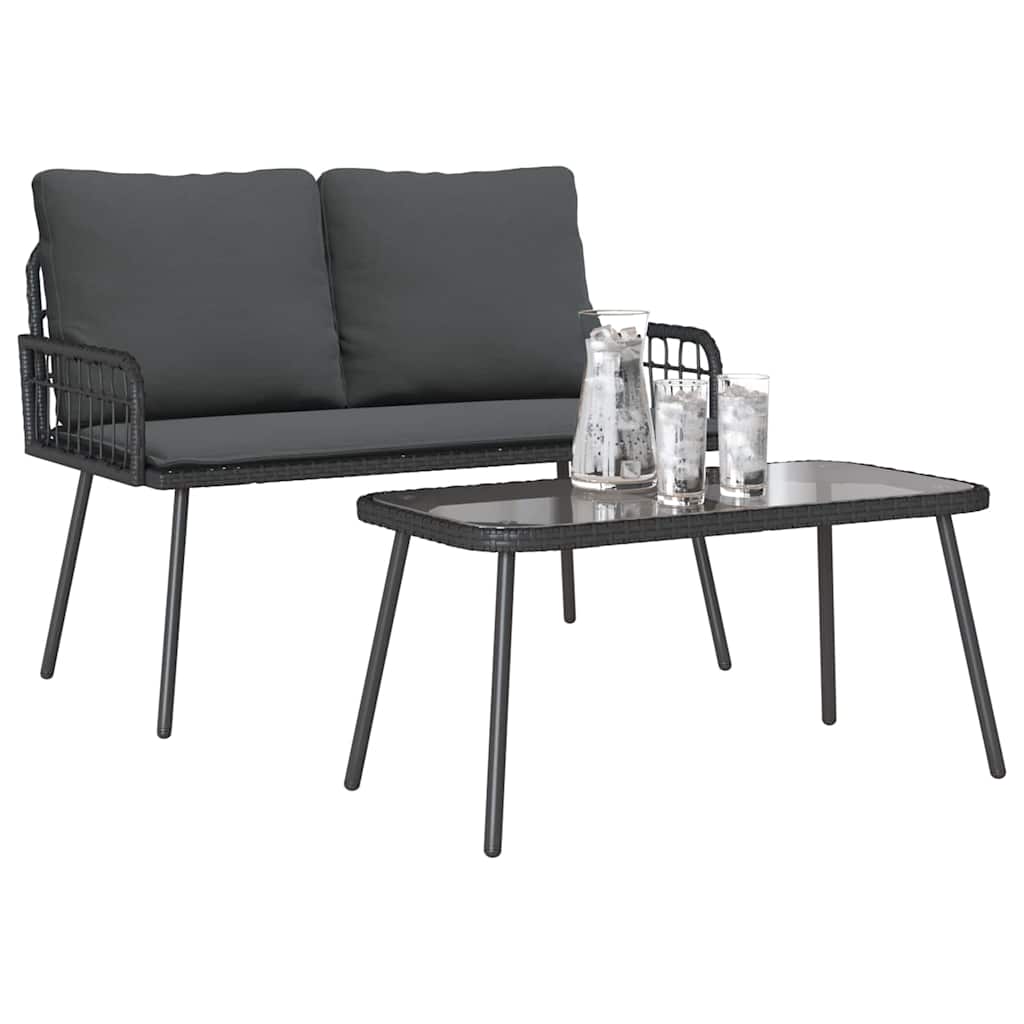 8721158721396_wbg-mo_en_hd_1 vidaXL Garden Dining Set 2 pcs Black Poly Rattan - Image 3