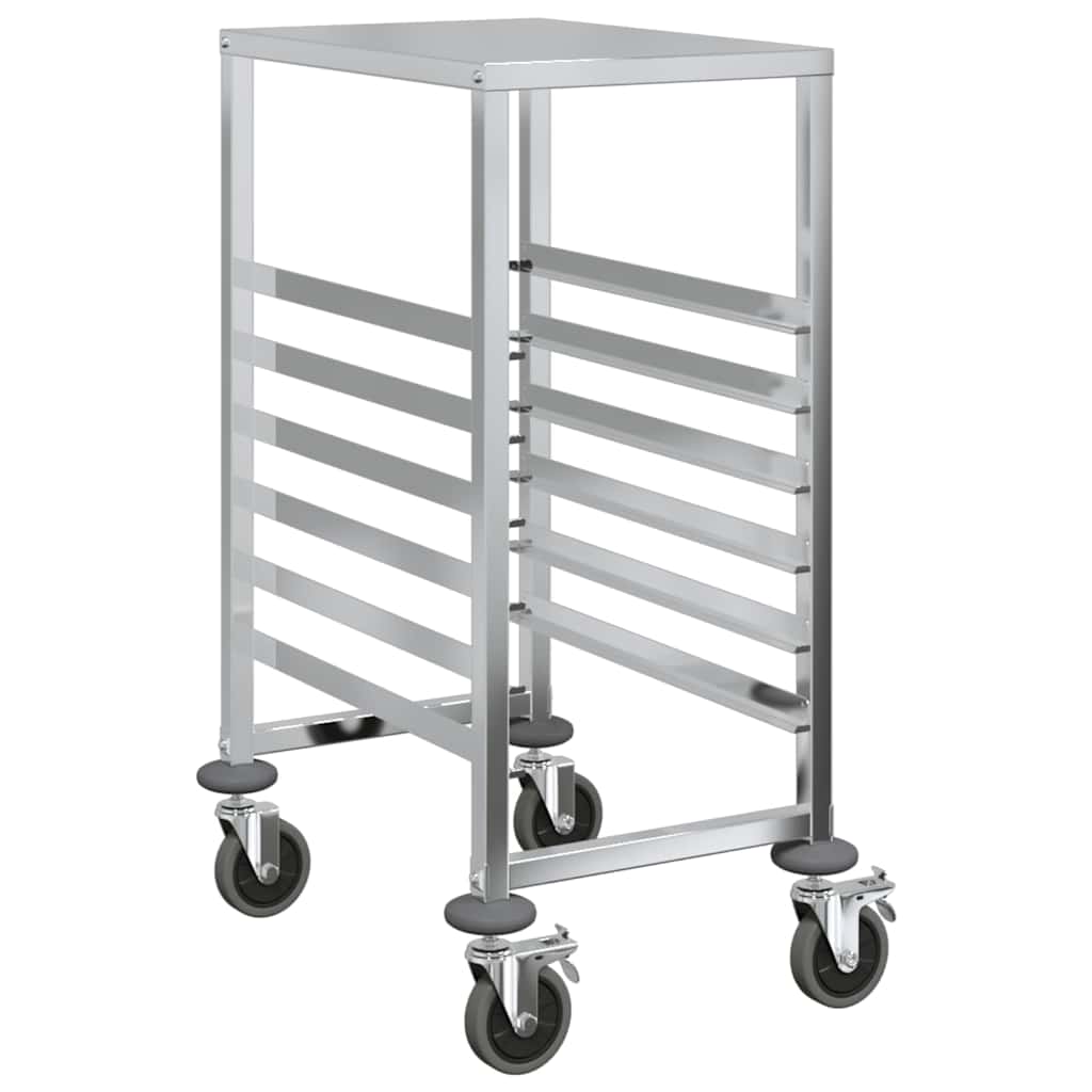 8721158721679_a_en_hd_1 vidaXL Tray Trolley with 6 GN Containers 39x55x87 cm Stainless Steel - Image 2